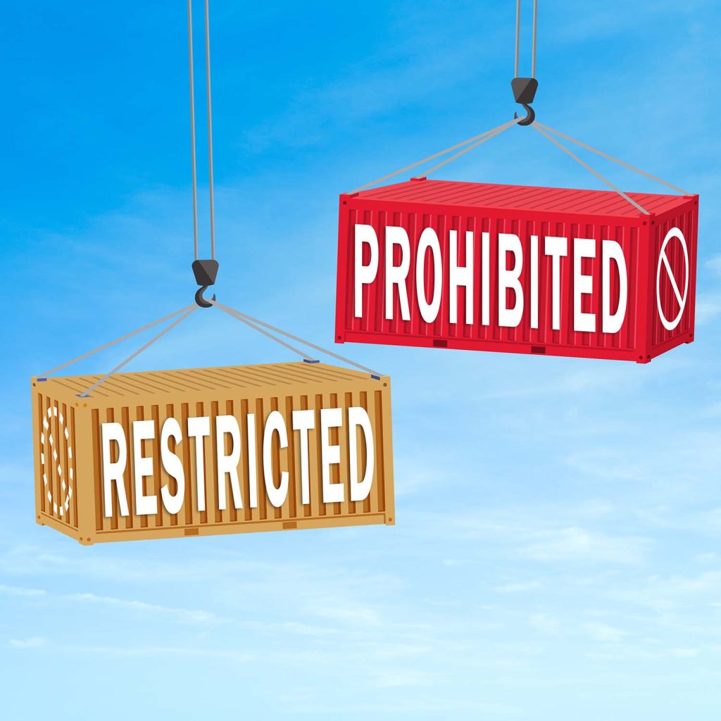 Prohibited and restricted Imports