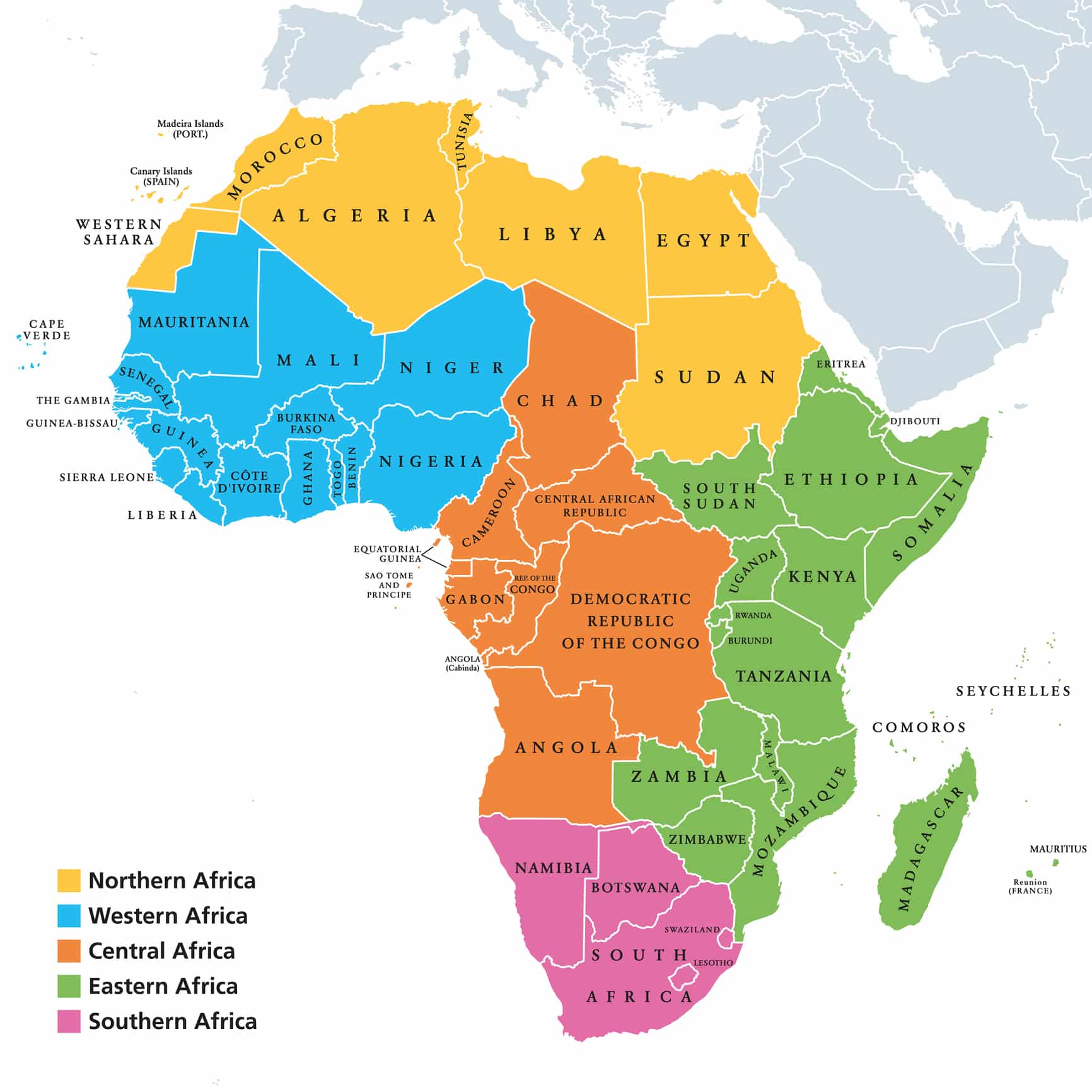 africa map